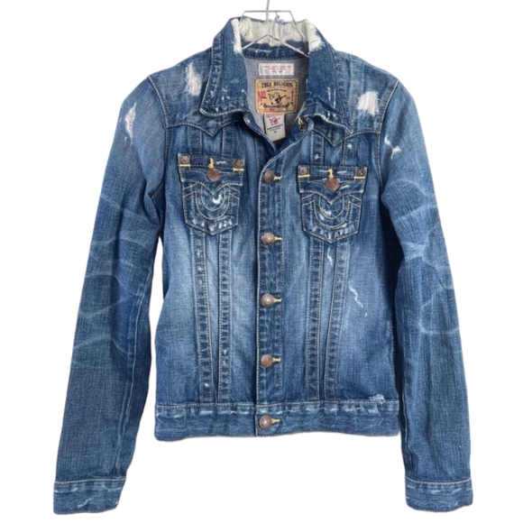 True Religion Jackets & Blazers - True Religion Limited Edition Numbered /5000 Denim Jean Jacket Size M women's